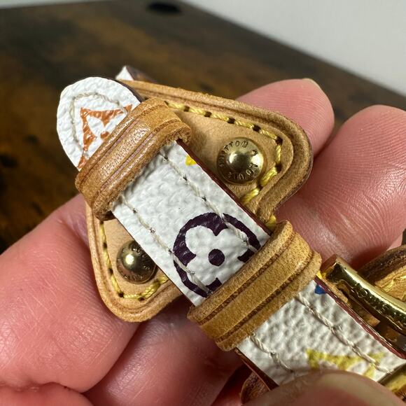 Louis Vuitton Theda Multicolor Monogram Leather Bracelet - Picture 8 of 10